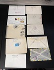 Worldwide Airmail Cover Lot Censored South Africa Brazil Hungary Postal