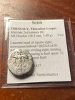 Thessalian League Drachm Apollo 2nd Century Bc