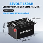24v 150ah Scissor Lift Lifepo4 Lithium Battery For Skyjack Sjiii 4626 4632 3219