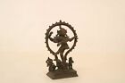 Antique Nataraja Statue Dancing Shiva Bronze Sculpture Vintage Hindu Decor Deity