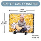 6 Pack Sublimation Slate Blanks Custom Stone Slate Picture Frame Heat Transfe   