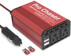 Pro Chaser 400w Car Power Inverter 12v Dc To 110v Ac Car Truck Rv Inverter Red