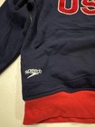 Speedo Usa Navy Blue M Hoodie Unisex Swimming Pullover Athletisure Swim Team