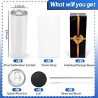 Sublimation Tumblers 20 Oz 10 Pack Sublimation Blanks Skinny Straight Tumblers