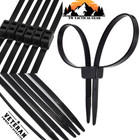 20 Pack Tactical Flex Cuff Restraint Zip Tie Self Locking Police Military Cuff