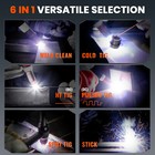 6in1 Cold Tig Welding Machine  Pulse spot hf clean Tig Welder 200a  Helmet Home