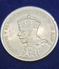 1935 Canada King George V Silver Dollar Coin Uncirculated Scarce 