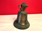 Antique Bronze Nautical Ship Boat Signal Bell 4 5  Small Maritime W  Iron Mount
