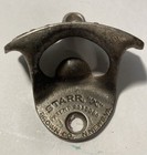 Dr Pepper Soda Advertising Vintage Wall Mount Bottle Opener  Silver red Metal