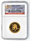 2009 1 2 Oz Proof Gold  50 Dreaming- Kangaroo Ultra Pf 70 Ngc Discover Australia