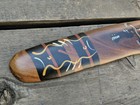 Hand-painted Aboriginal Australia Boomerang Crocodile By Tribal Design 16 5  
