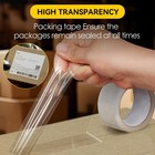 6 Rolls Carton Sealing Clear Packing Tape Box Shipping - 2 Mil 3  X 110 Yards