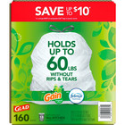 Glad Forceflex 13-gallon Kitchen Trash Bags  Gain Original Scent   Febreze  160