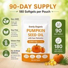 Everly Pumpkin Seed Oil With Saw Palmetto - Everly Pumpkin Seed Oil - Cold Press
