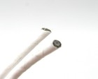 Alpha Wire 9188a  25 Gauge Ptfe Coax Wire  White  100ft
