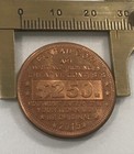 Paxtau com Creative Art Writing Science Contest Token Coin Medal