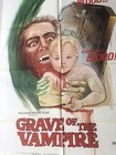 Grave Of The Vampire Original Nss 1972 One-sh Horror Movie Theater Poster