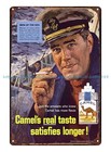 Home Garage  Art  Cigarettes Ads  1966 Metal Tin Sign