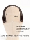 Reusable Wig Grip Cap Silicone Strips Non Slip Secure Hair Wig Band Brown Beige