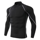Men Compression T Shirt Long Sleeve Gym Fitness Quick Dry Sport Top