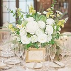 White Peonies Artificial Flowers 9pcs Fake Flower Bouquet With Silk Peony Hyd   