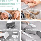 Pet Grooming Vacuum Kit For Dogs Cats Uproot Cleaner Pro Pet Hair Remover Suctio