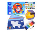 Sand Painting Set For Children Gift 12 Colors 16 Pictures For Creative Kids