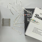 12 Pcs Metal Blank Bar Bookmarks For Beading - Vintage Silver Gift Set