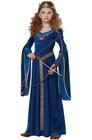 Renaissance Sapphire Medieval Princess Girls Child Costume