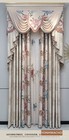 American Luxury High Precision Jacquard Beige Cloth Curtain Valance Drape C1607