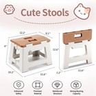 Step Stool Foldable  9   Folding Step Stool For Kids   Adults  Hold Up To 300   