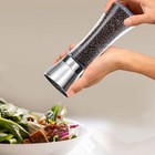 1pcs Salt And Pepper Grinder Glass Bottle High Quality Stainless Steel 200ml 