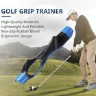 Golf Grip Trainer Aid Attachment Golf Swing Training Tool Beginner Practice