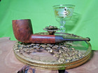 Stunning Vintage Mid-century Dunhill Root Briar Tobacco Pipe  long Billiard