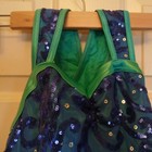 Sparkly Blue And Green  Sequin Jazz Tap Weissman Dance Costume Size Mc