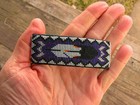 Navajo Indian Handmade Beaded Barrette  1 280  Beads  3 1 2  X 1 3 16  Nathaniel
