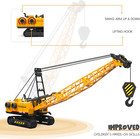 Kids Construction Toys For Boys  Excavator And Crane Trucks  Semi Truck Trailer 