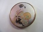 Vintage Japanese Woman Ladies Powder Compact  clover  New