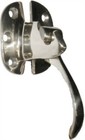 Right Hand Nickel Solid Brass Ice Box Latch 3 8 Off Set Antique Vintage Retro