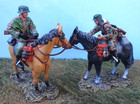 Thomas Gunn Miniatures 54mm Ww2 German Cavalry Ss010a   7b 2 Figs 2014 Mib Oop