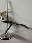 Sterling Silver Exotic Pole Dancer Figurine     29 9g Collectible Sculpture