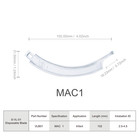  us Delivery vide Laryngoscope Disposable Blade Mac1 d-blade  10pc box 
