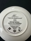 Michael Jordan Nba Collector Plate 1998 Nba Championship Coa Bradford Exchange