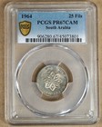 South Arabia - Yemen 1964 Proof 25 Fils Pcgs Pr67cam  Cameo 073799 - Top Of Pop