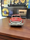 Vintage Fine Friction Red Litho Small Car Tin Toy Made In Japan