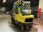 2019 Hyster 6000lb Solid Pneumatic Forklift With Side Shift And 2 Stage Mast Cab