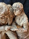 Antique Artist John Rogers    the Parting Promise  1870 Type B Art Sculpture 