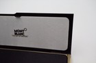 Vintage Montblanc Empty Pen Case Black Gold Trim Made In Holland