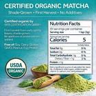 Matcha Powder     Organic Green Tea Powder  Culinary Premium Grade Matcha 113 Gr