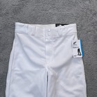 Champro Pants Boys Large White Mvp Classic Cut Baseball Double Knee Tapered Leg